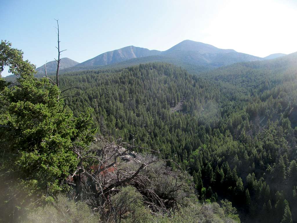 views of Big Creek Peak