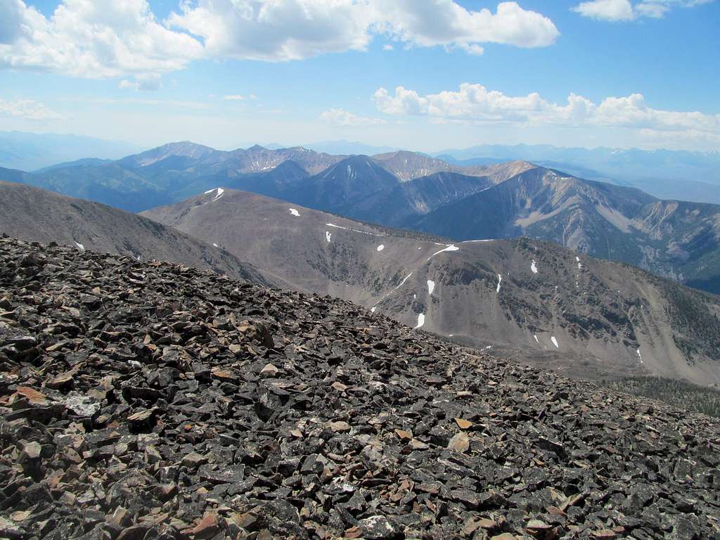 south at Iron Creek & unnamed lemhi's