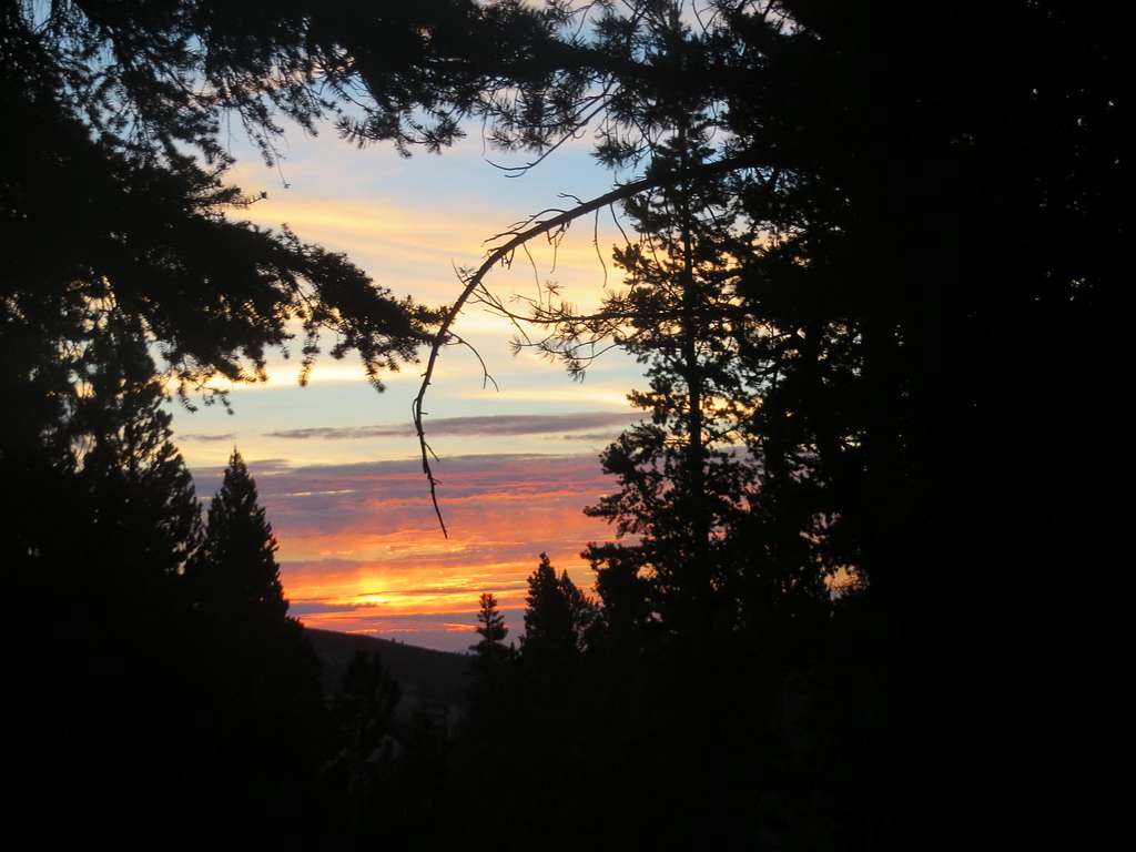 Sunrise on North Fork Trail