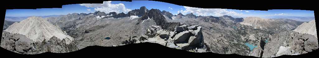 360° pano from the summit of Temple Crag