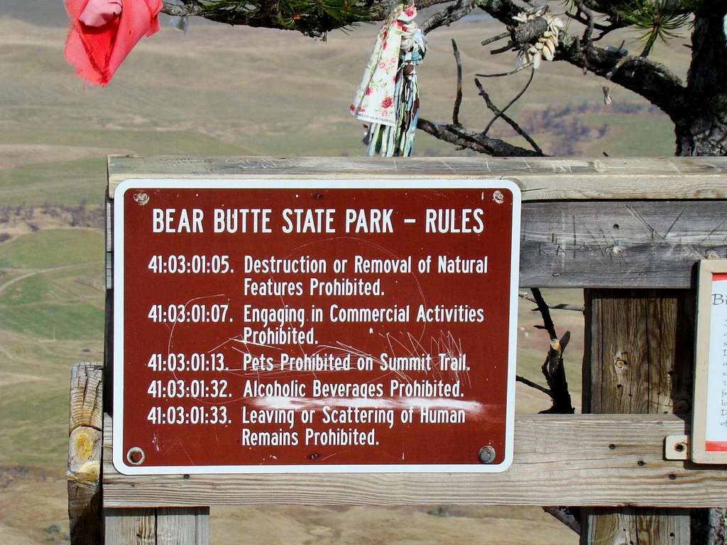 State Park Restrictions