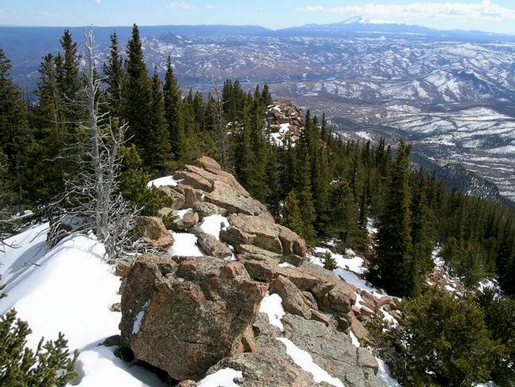 A view from the summit area...