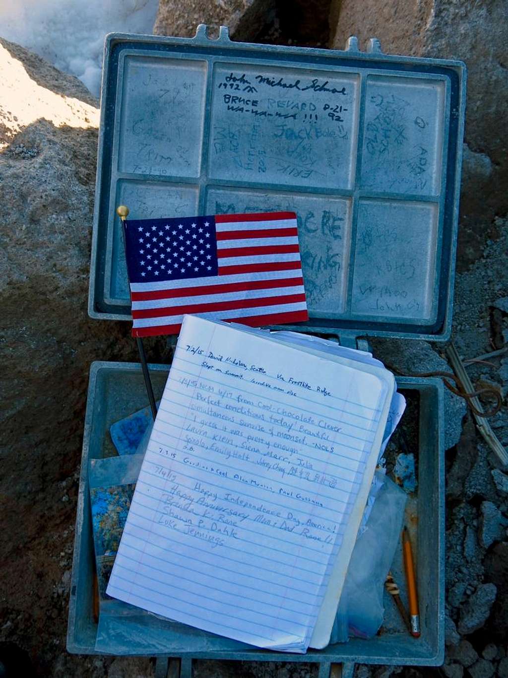 Glacier Peak Summit Register