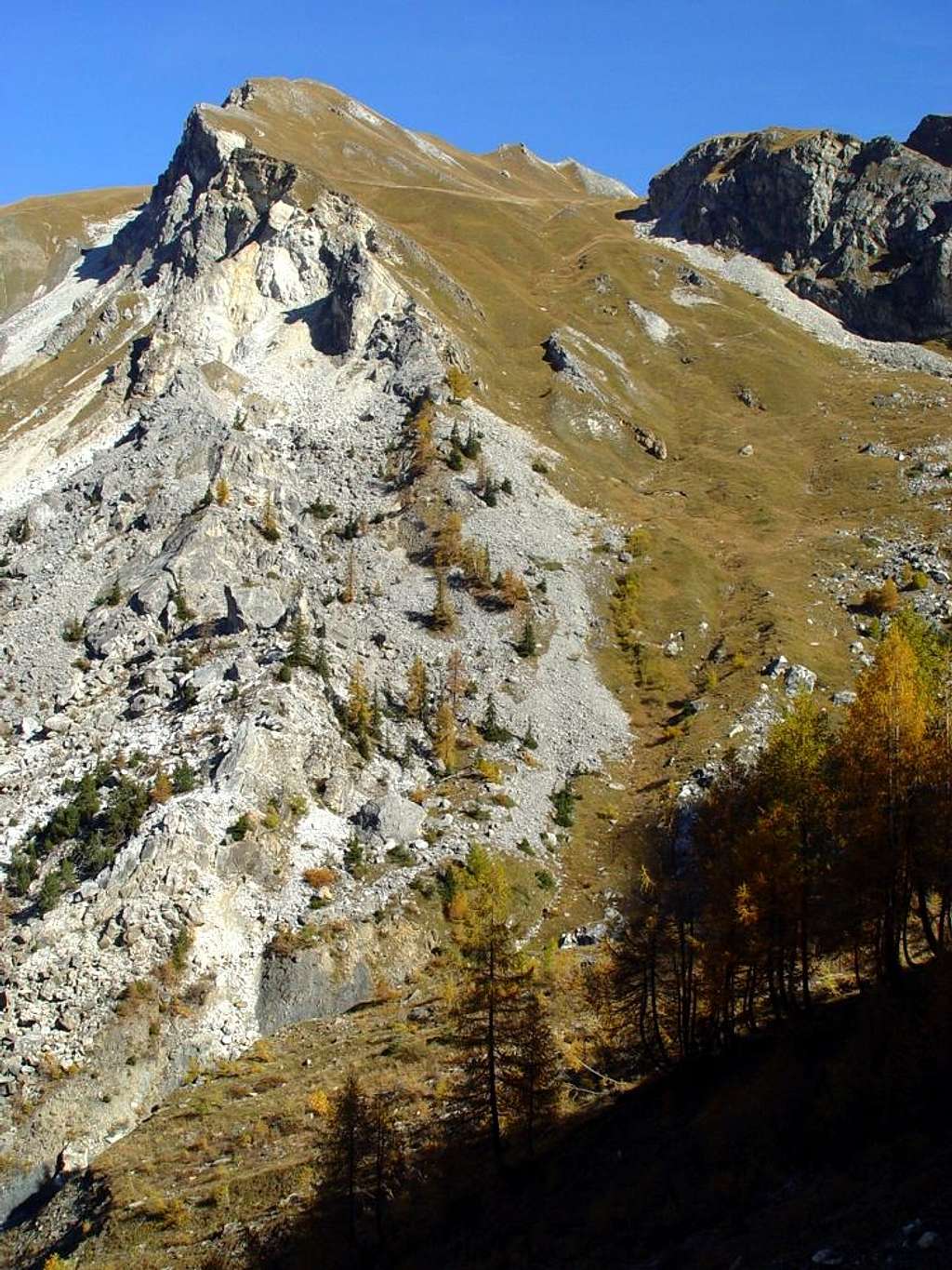 Tête de la Tronche In upper part of Val Sapin 2002