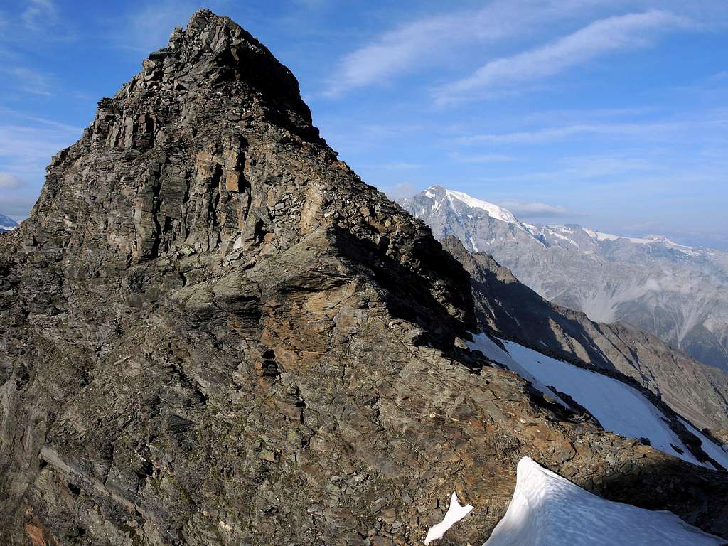 Saddle at Croda di Cengles SW ridge start