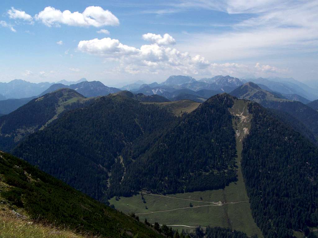 View of the Carnic Alps from Oisternig