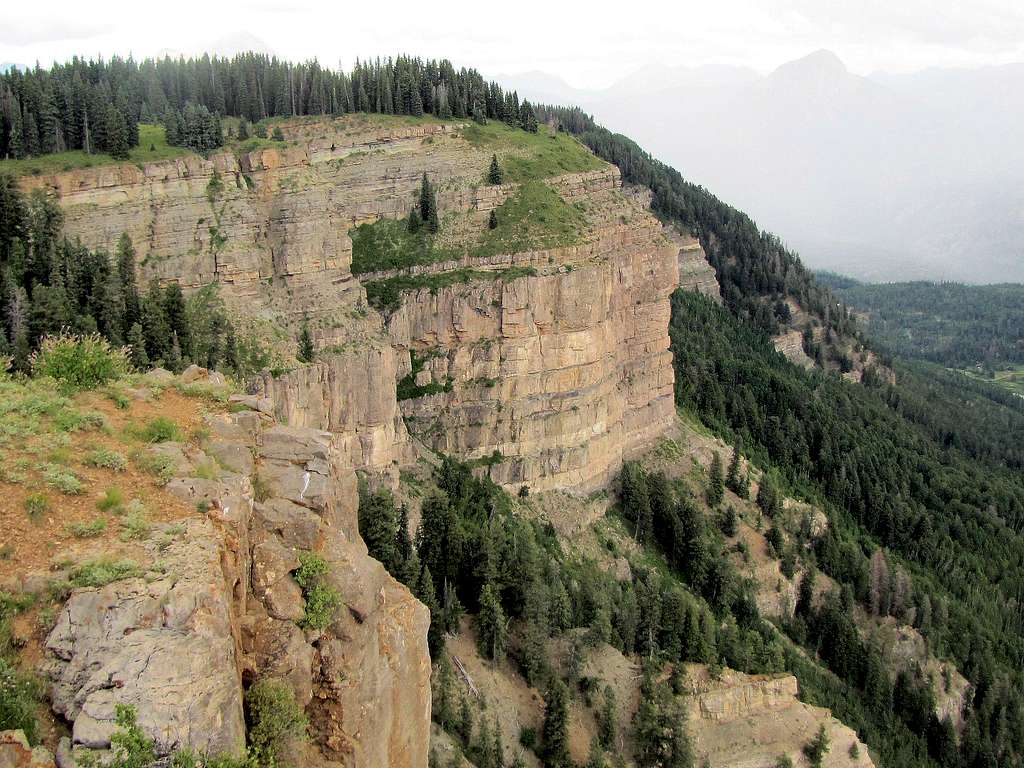 Hermosa Cliffs, Potato Hill on the right