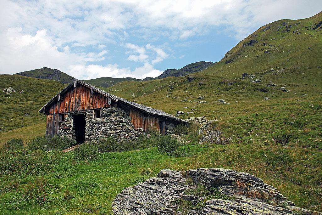 Abandoned shepherds hut