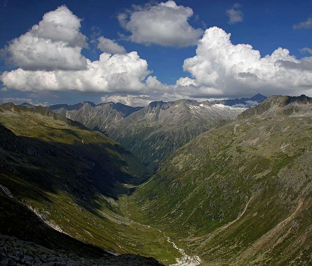 Crossing above Windbach valley