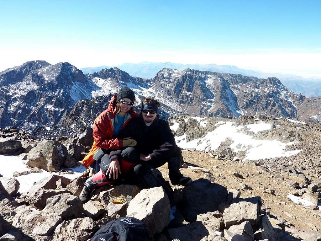 Me and My Wife on the Summit