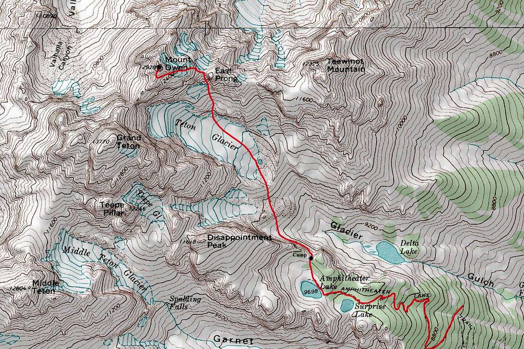 Mount Owen Topo Map
