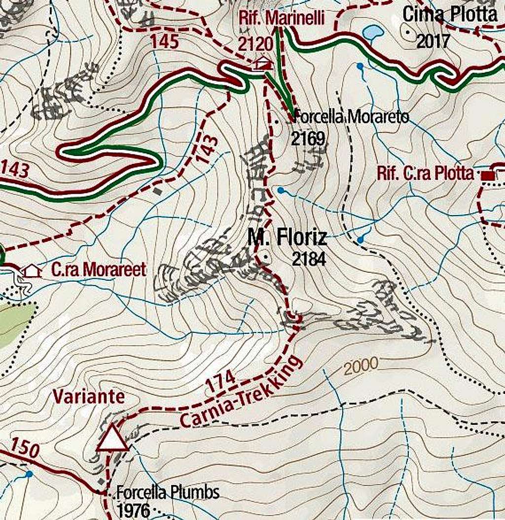 Monte Floriz map