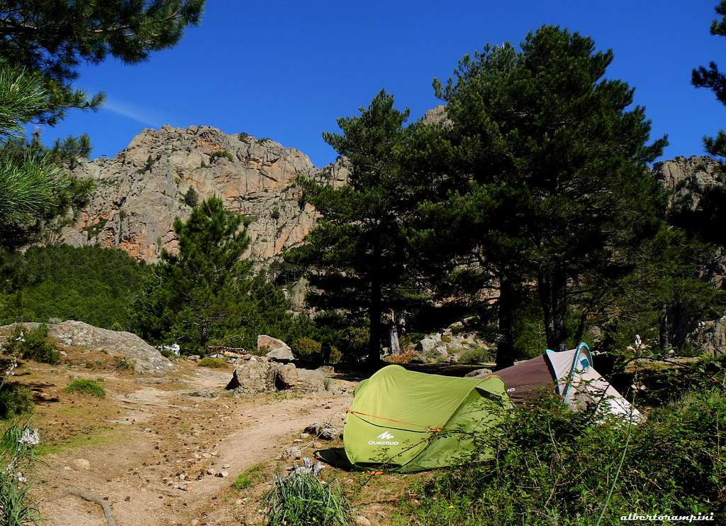 Campsite near Refuge Paliri