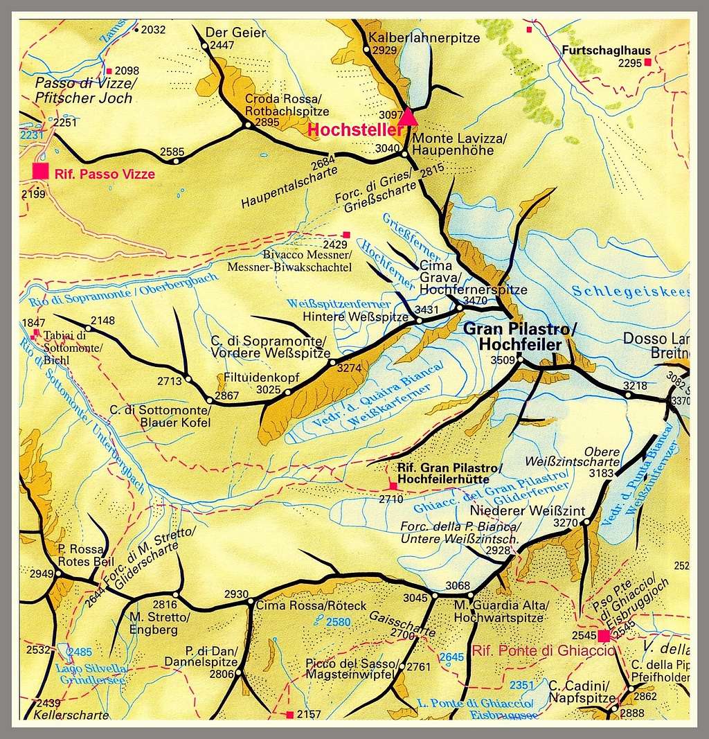 Hochsteller map