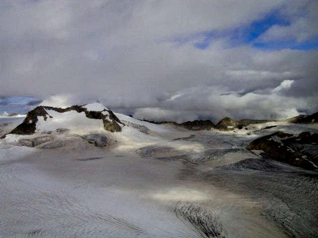 Mandrone Glacier with Corno...