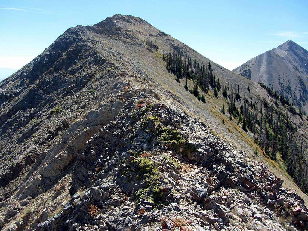 North Peak north ridge