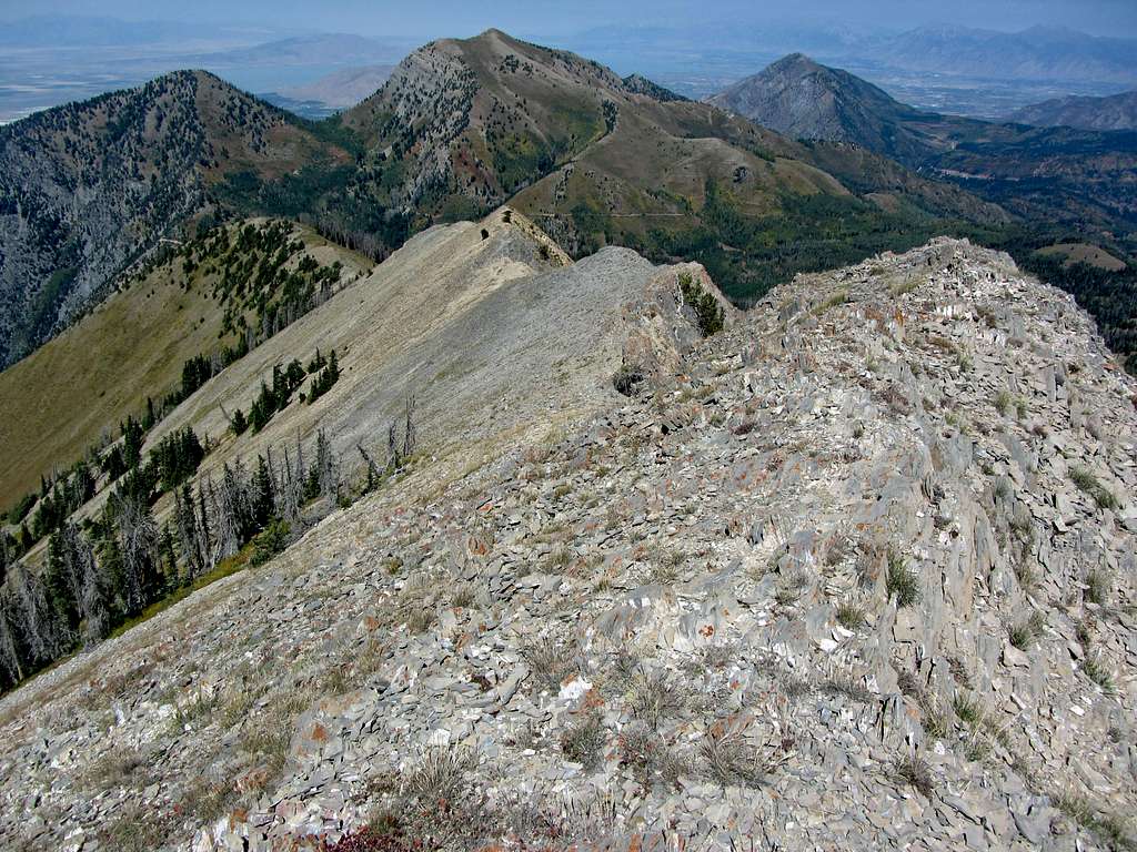 North Peak north ridge descent