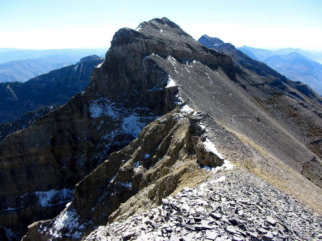 North Timp from false summit