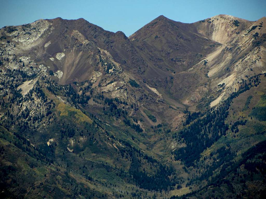 Red rock on Alpine Ridge