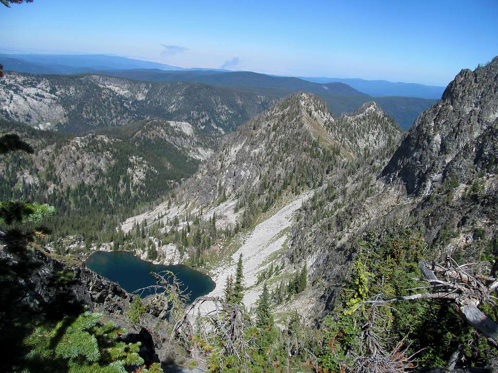 Mirror Lake & the summit