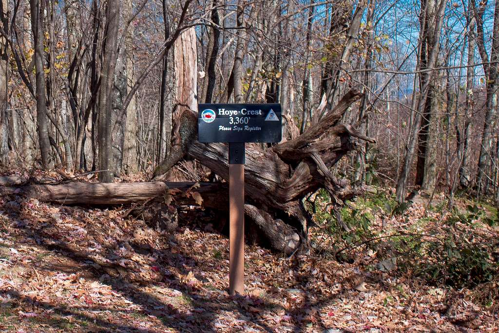 Backbone Mtn HP Trail Register