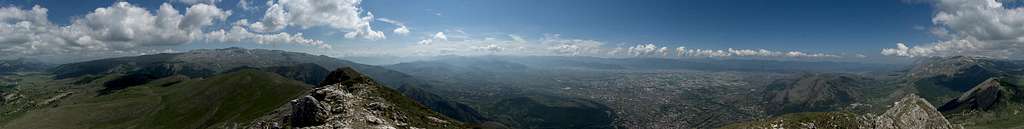 360° summit panorama Serra di Celano