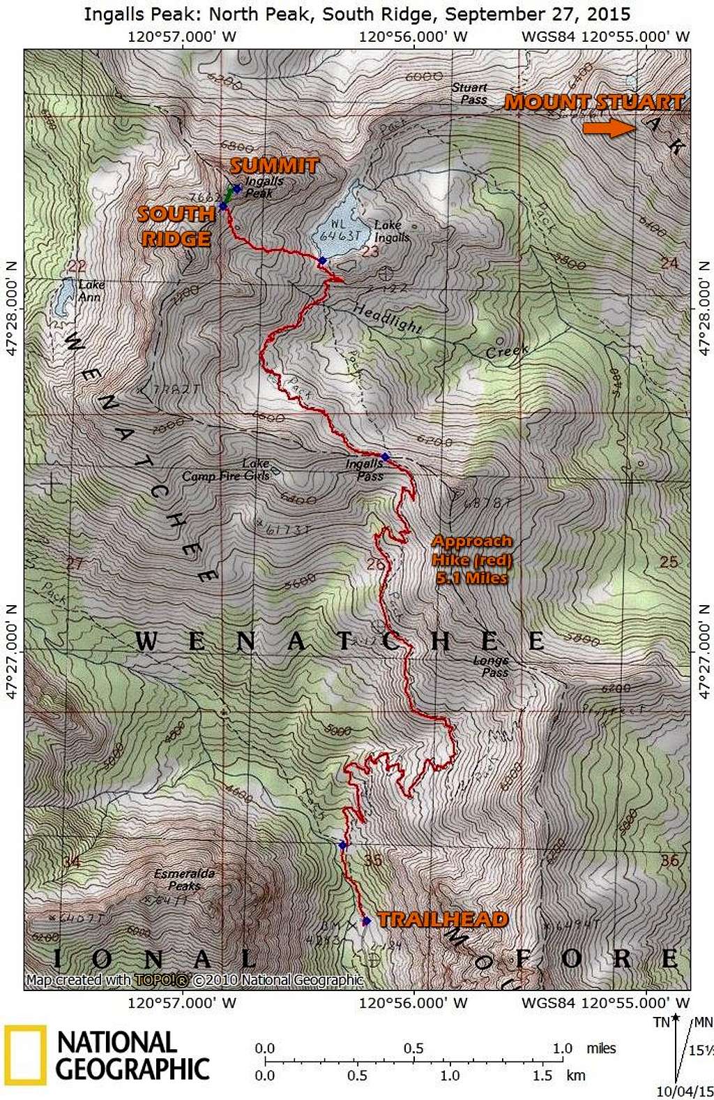 Ingalls Peak Approach Hike