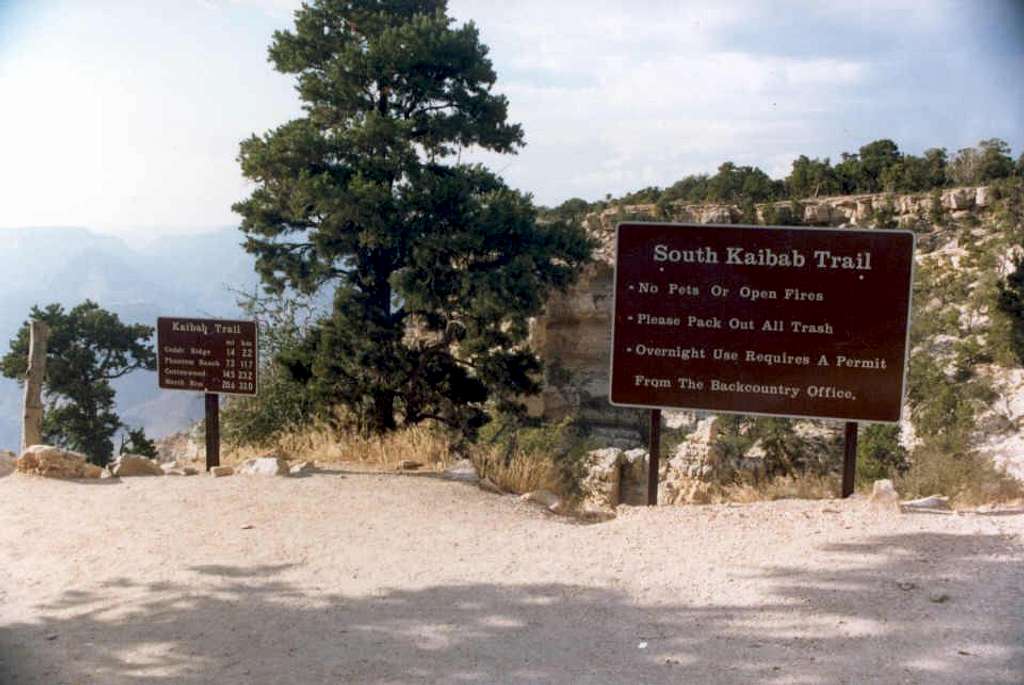 South Kaibab Trail Head