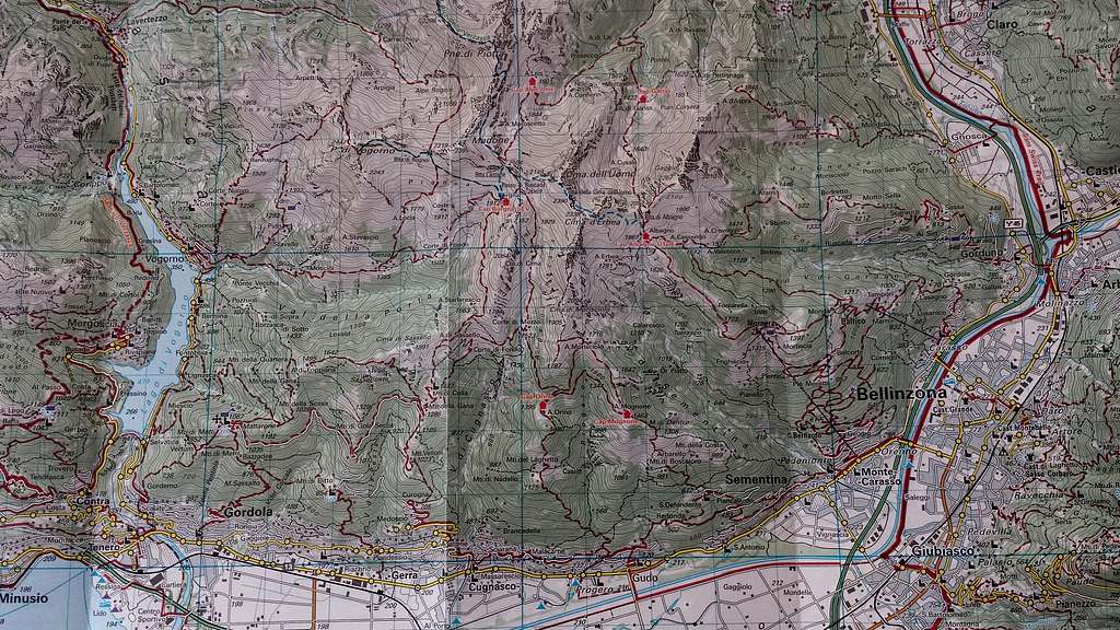 Cima dell'Uomo Overview MAP