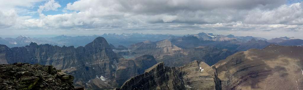 West to North from Siyeh