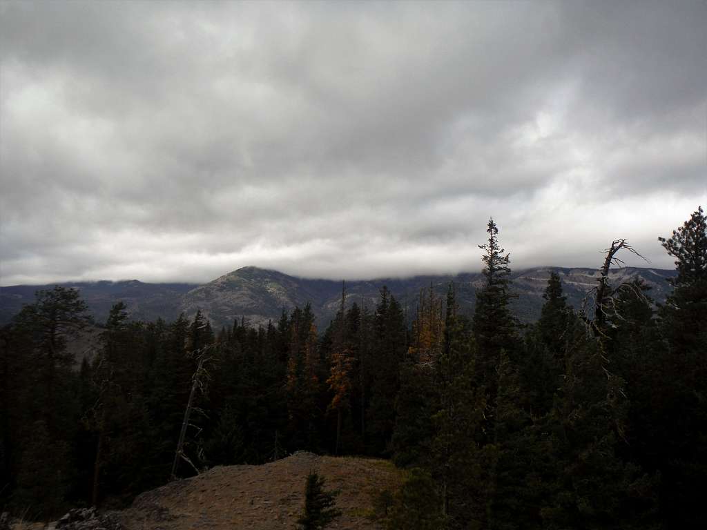 Clouds rolling in