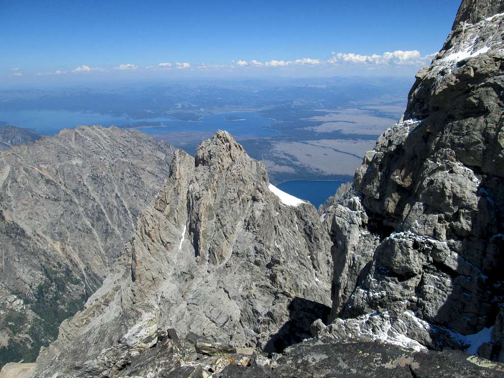 Mount Owen seen from the Enclosure, Teton Range, WY