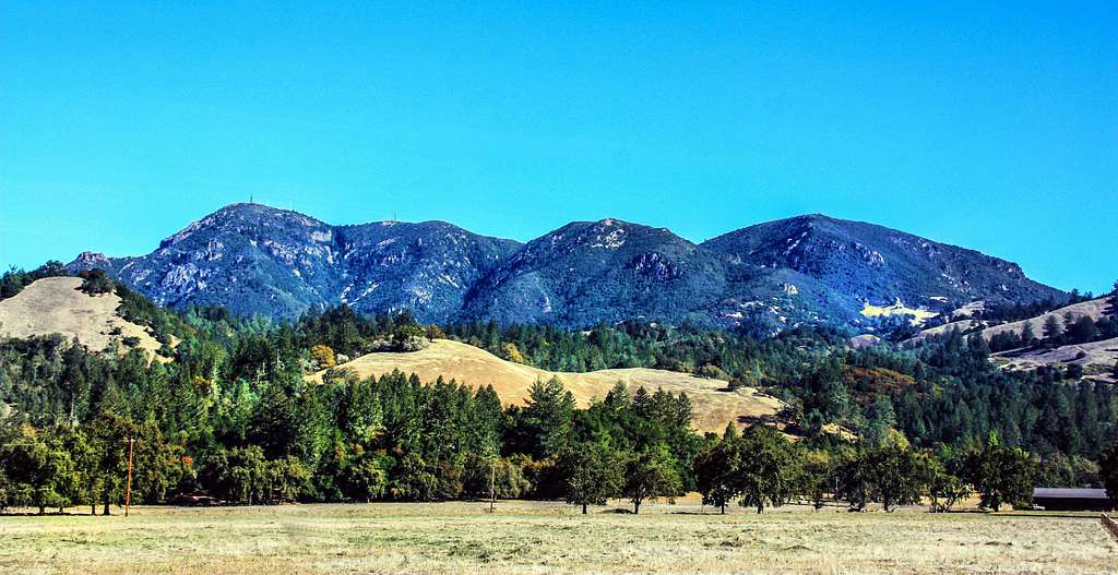 Mt. St. Helena from Knights Valley