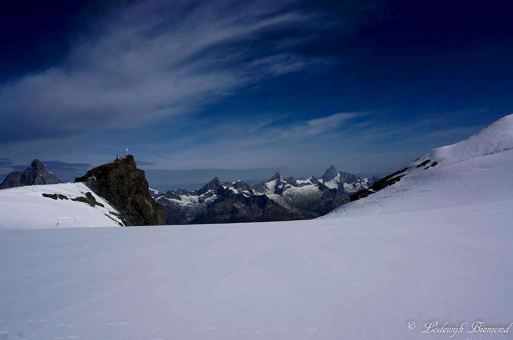 Klein Matterhorn and Weisshorn