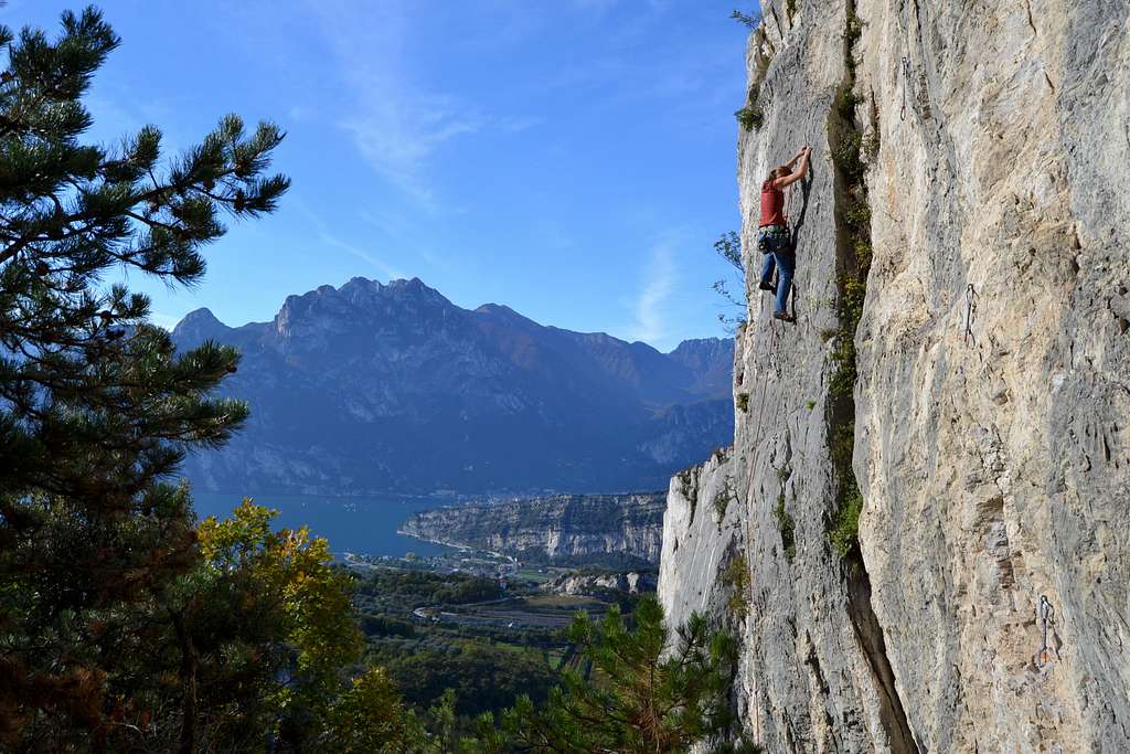 Arco climbing