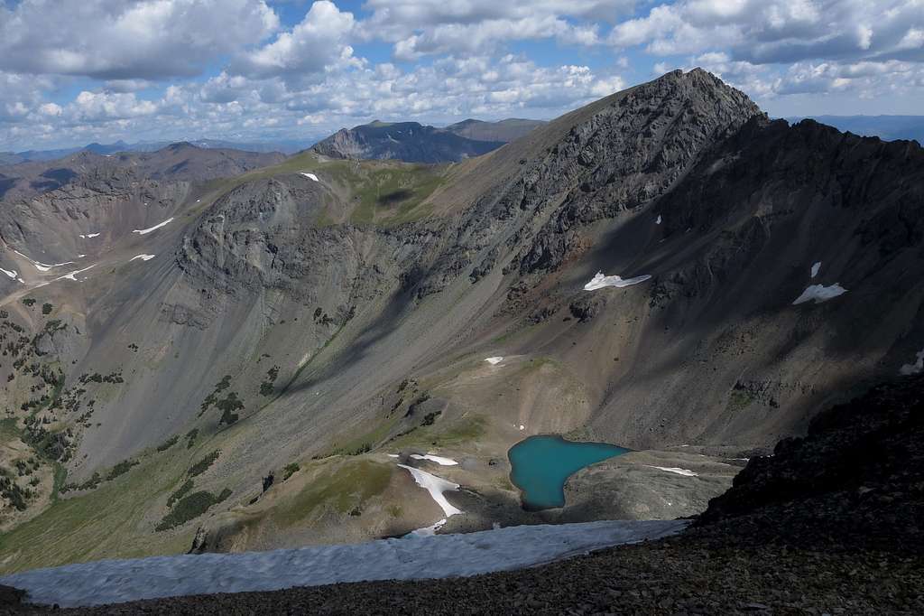 Stinkingwater Peak and an Unnamed Lake