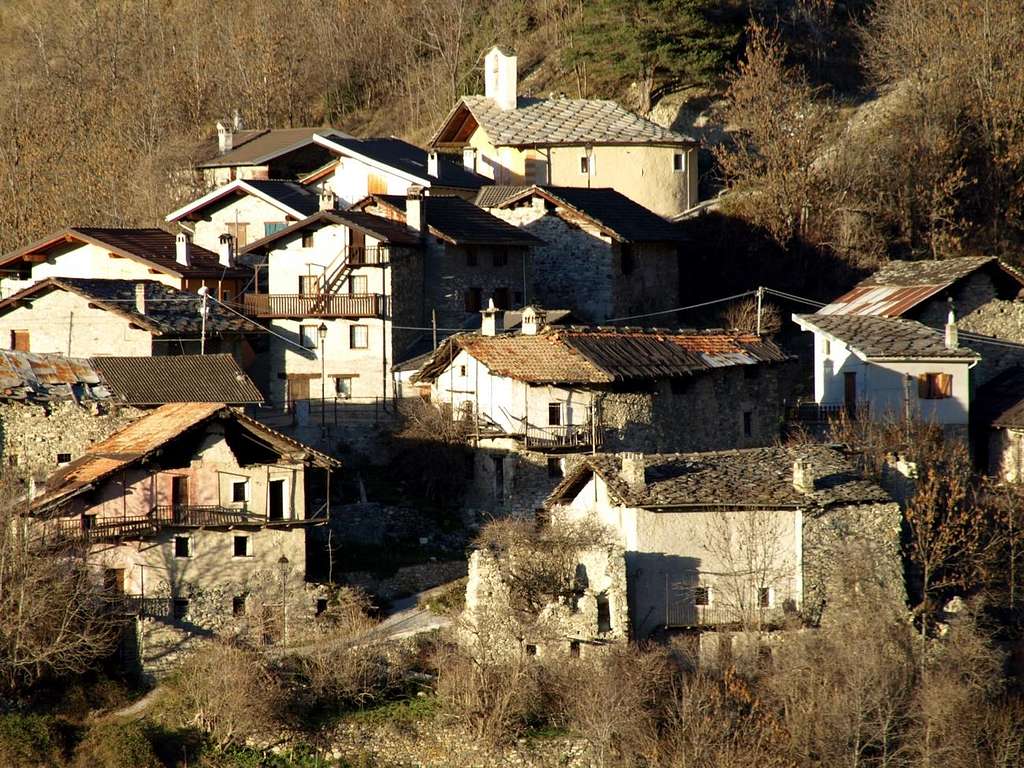 around four ... Parléaz or Parleyaz ancient Village 2015