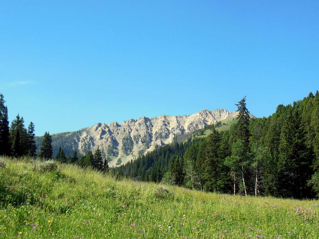 Sawtooth Mountain from near start of hike