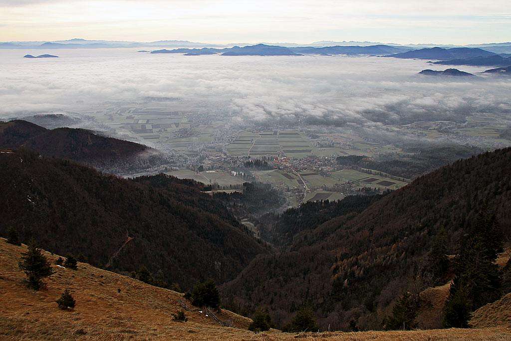 The view over Gorenjska
