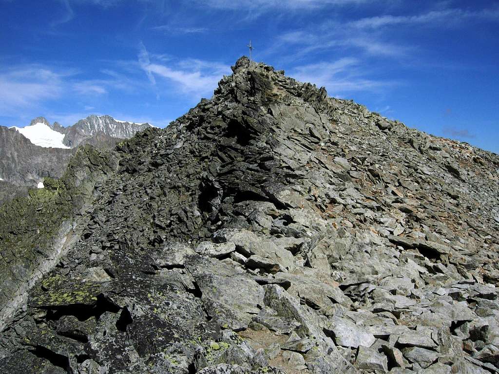 Wiwannihorn descent ridge
