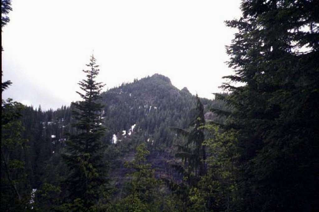 South Pyramid from the trail.