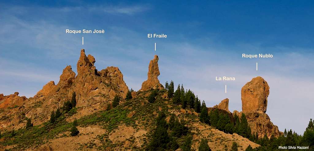Roque Nublo and its brothers
