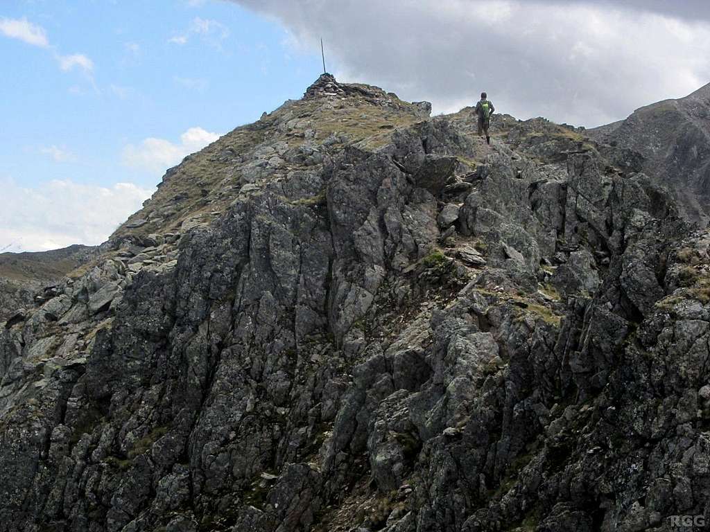 Zehner 'summit' view along the south ridge