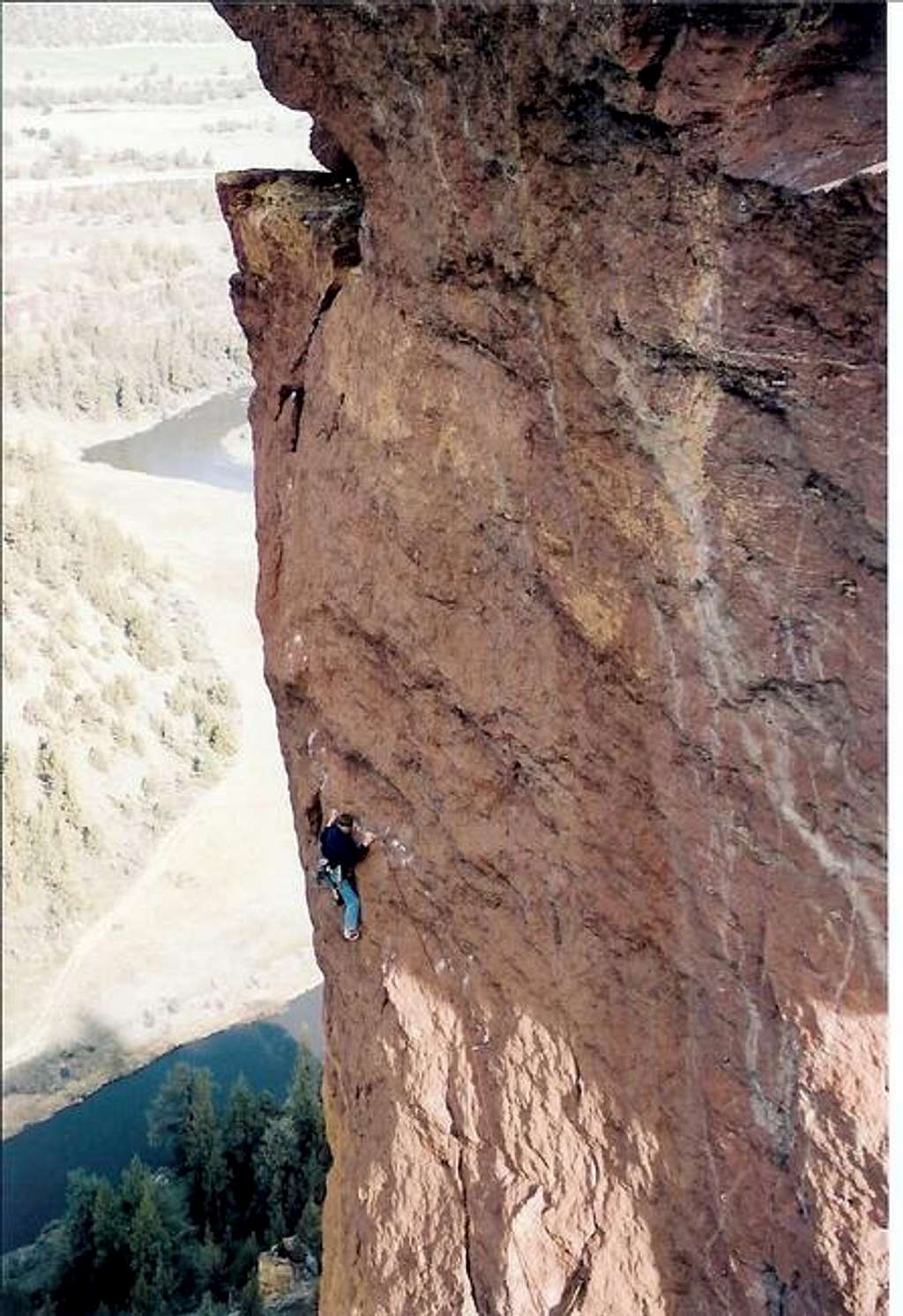 Me leading the second pitch....