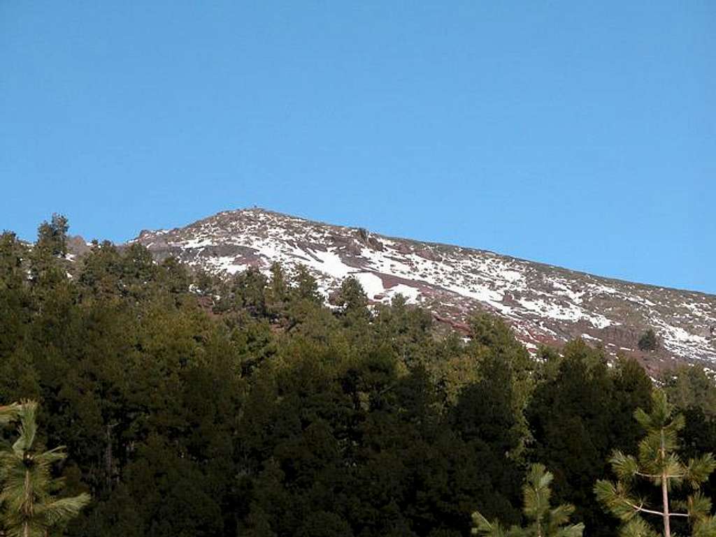 Pico de la Nieve as seen from...