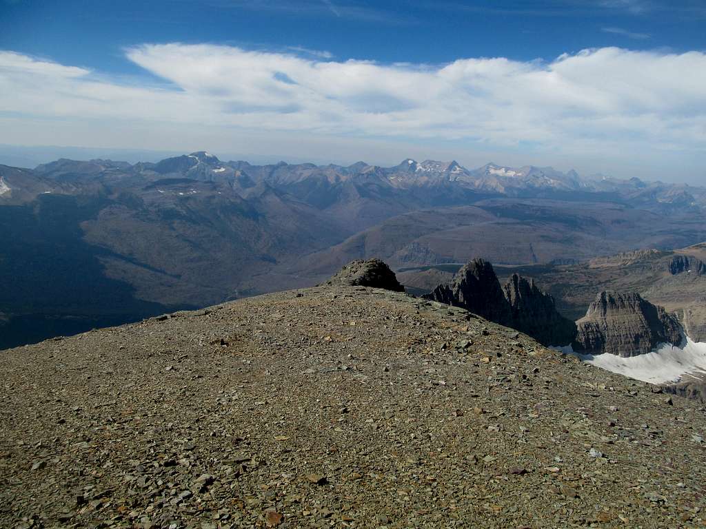 NW from Gould's broad summit