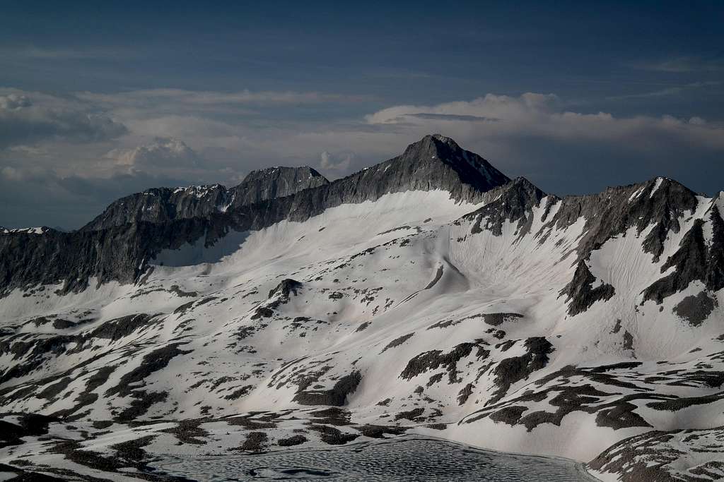 Snowmass Mountain from West Ridge of Mt. Clark