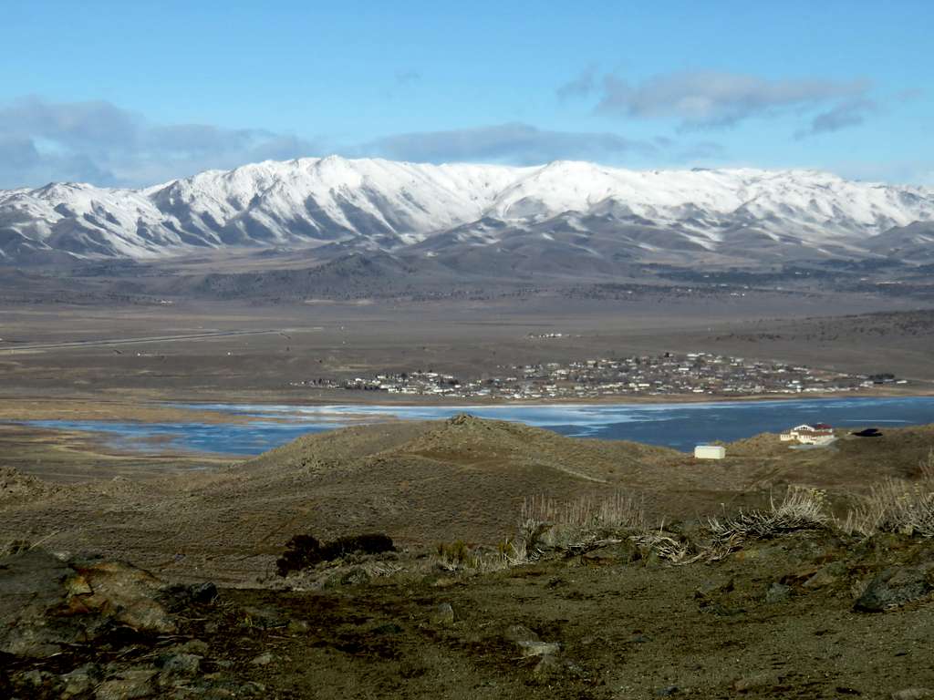 View north to the Petersen Range
