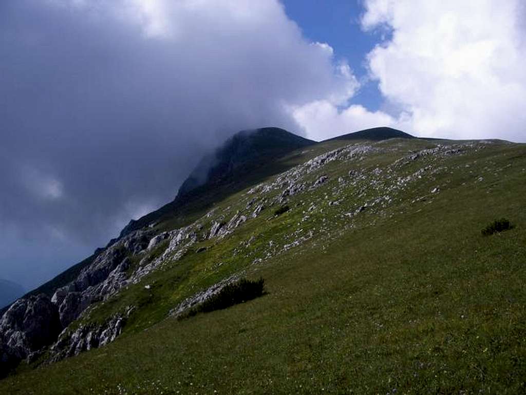The summit of Maglic, seen...