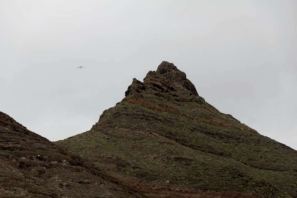 Kite flying beside El Castillejo